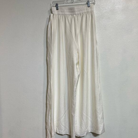 Gianni Bini Ivory Hazel Wide Leg Pants Sz 6 NWT - Picture 10 of 12